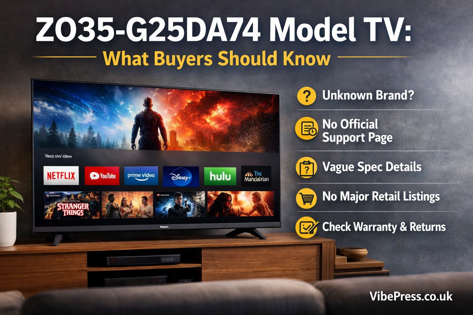 ZO35-G25DA74 Model TV: What Buyers Should Know
